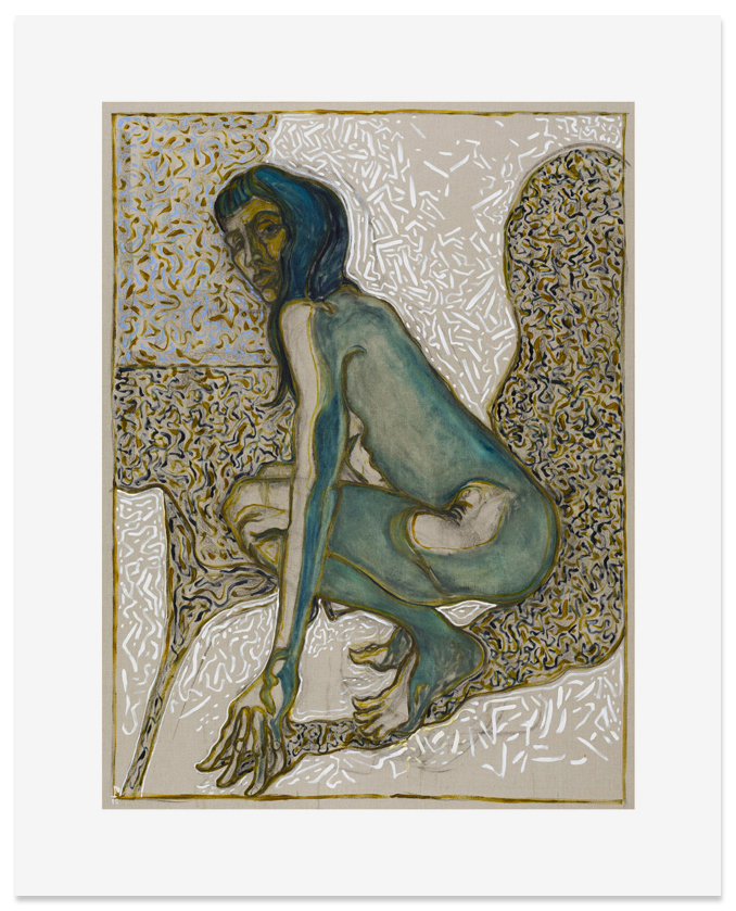 juju squatting reproduction print