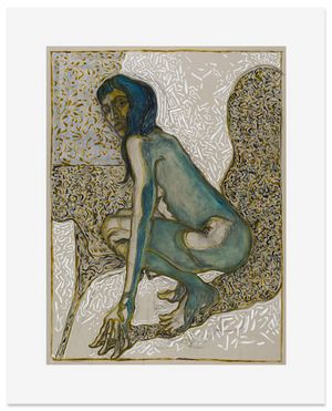 juju squatting reproduction print