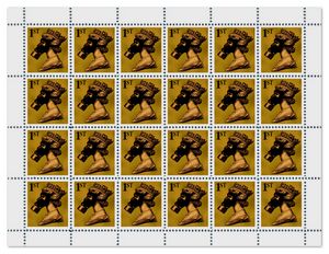 SMD10 Legacy Editions - STAMP SHEET 1st Class Gold