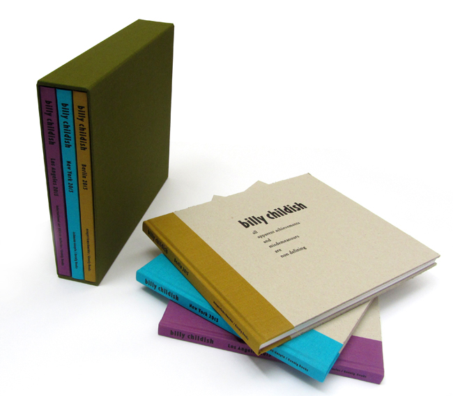 BILLY CHILDISH 3 Volume Catalogue Set in Slipcase SIGNED LIMITED EDITION