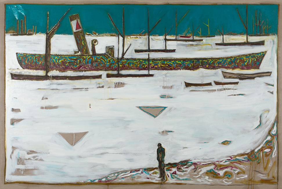 Frozen Estuary - Off Chatham, 1895 (version Z)