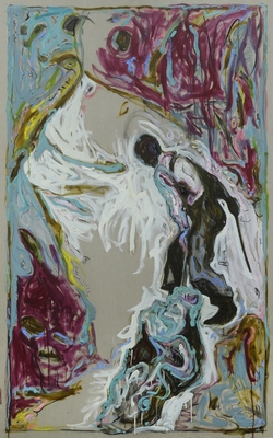 Billy Childish - Man Fetching the Body of Toni Kurz, 2011  