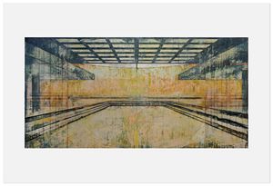 HARRY ADAMS Chaos of Super-Thinking at the Modernist Ruin reproduction print