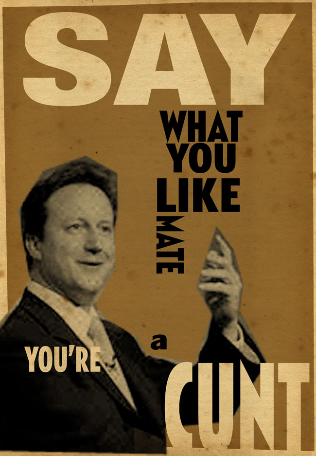 Billy Childish Emergency Re-Issue Public Information Poster