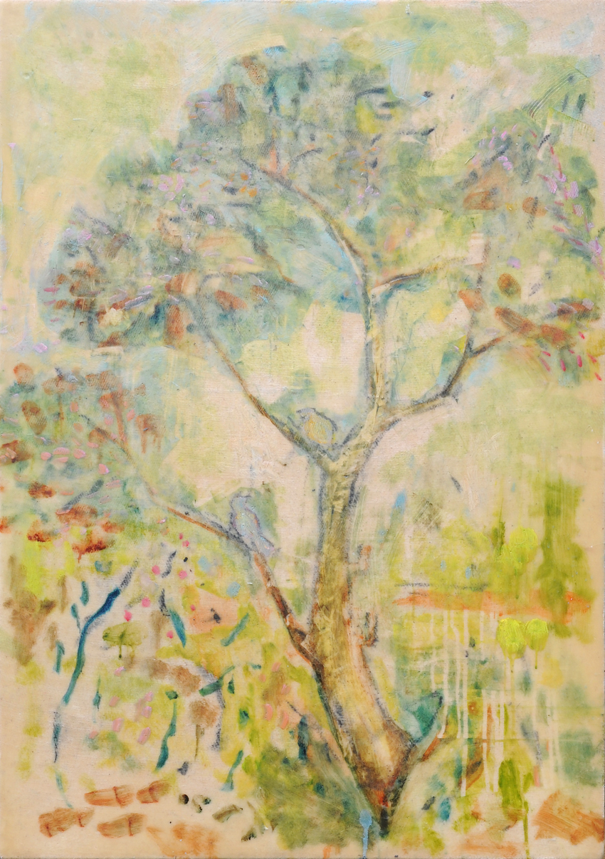 Tree and Two Birds in Livia's Garden