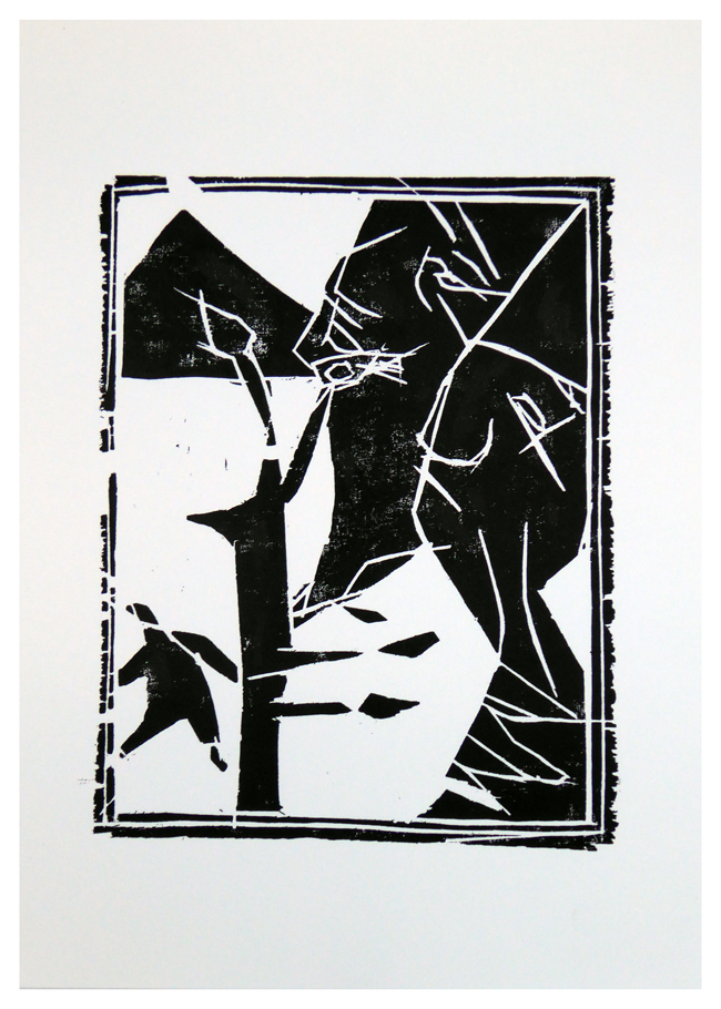 mikhail goncharov and his platoon commander (after Natalia Goncharova) by Edgeworth