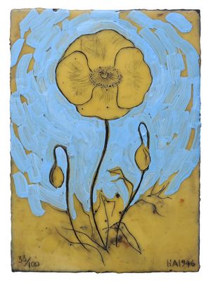 Flower and Buds 33/100 1946