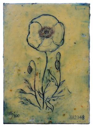 Flower and Buds 35/100 1948