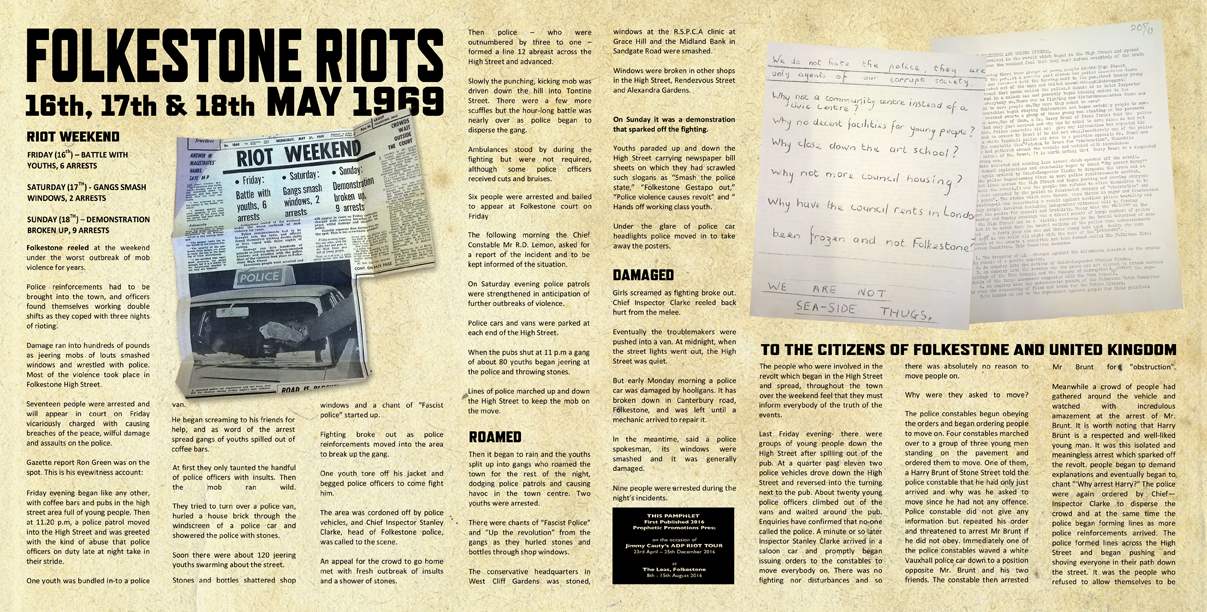 Click the image to read the RIOT in FOLKESTONE pamphlet 