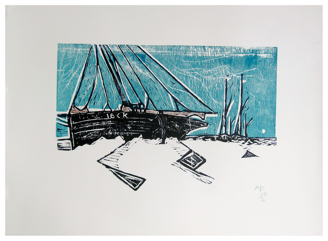 Frozen Estuary - Oyster Catcher, Caroline, 1947