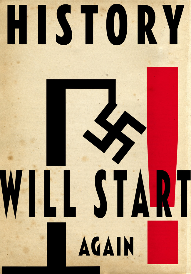 London Art Blockade Facsimile Hand Bill Edition - HISTORY WILL START AGAIN