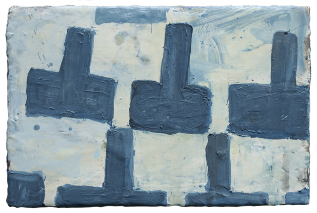 HARRY ADAMS: PDA Painting No. 8 - Little Grey Modern