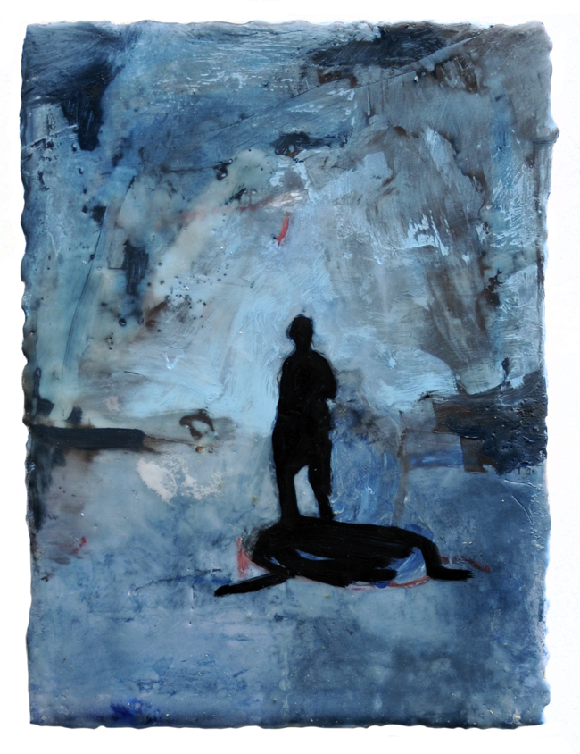 HARRY ADAMS: Man Standing on Ice No.4