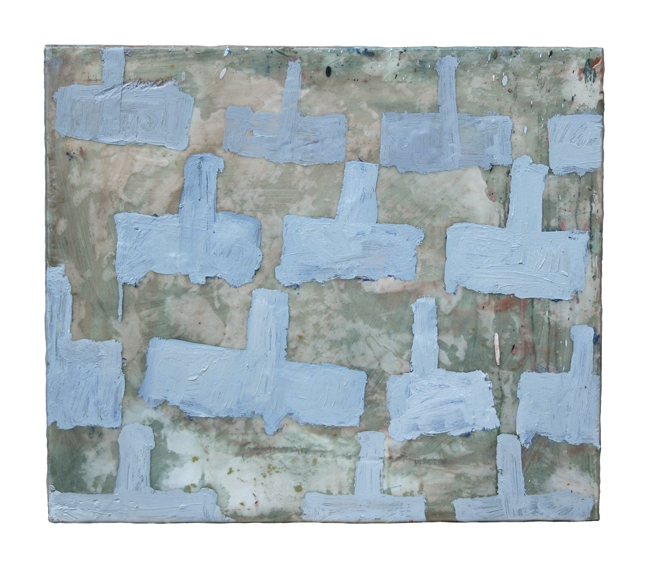 HARRY ADAMS: PDA Painting No.1, Grey Modern - Dead Dogs