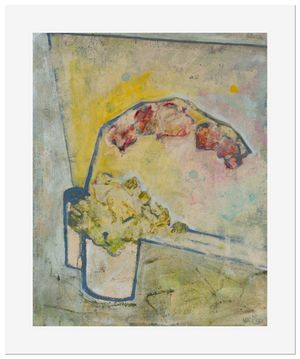 Still Life: Chinese Lanterns and Parsley reproduction print