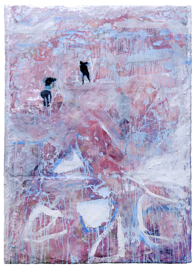 HARRY ADAMS: Men Breaking Ice (White War) No. 2