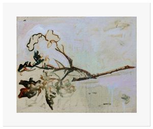 HARRY ADAMS Still Life: Fallen Oak Sprig