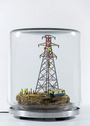 JAMES CAUTY Boy on Pylon