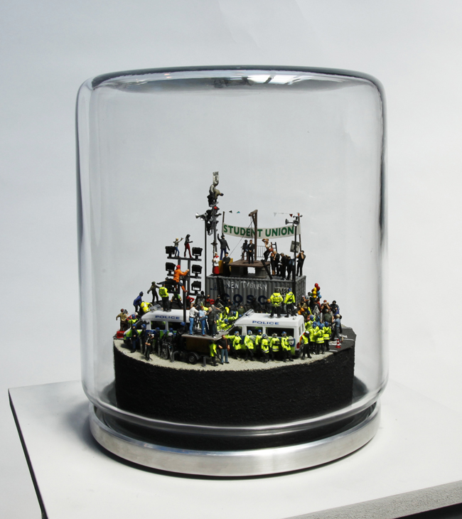 NEW TYBURN - The Ritual Hanging of Nick Clegg Whilst His Parents Look on in Shame and a Man Sells Balloons 