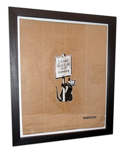 NOT NOT BANKSY THE REAL NOT BANKSY - 1st Ever Artist's Proof