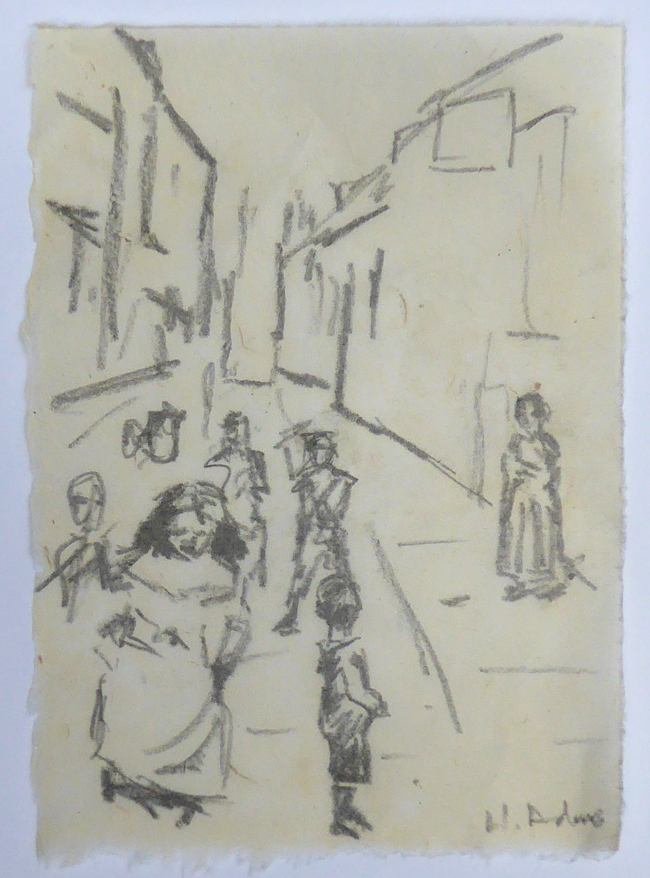 JACK LONDON People of the Abyss second printing with Original Pencil Sketch by Harry Adams laid inside