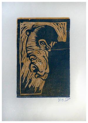 Ward Porter Woodcut Inmate 2