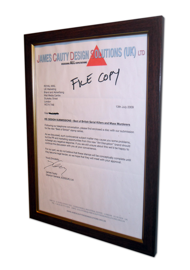 JCDS (UK) Ltd Letter to the Royal Mail