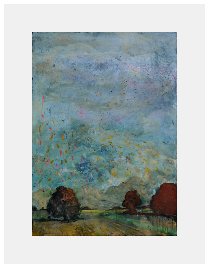 HARRY ADAMS Red Oaks in Squall