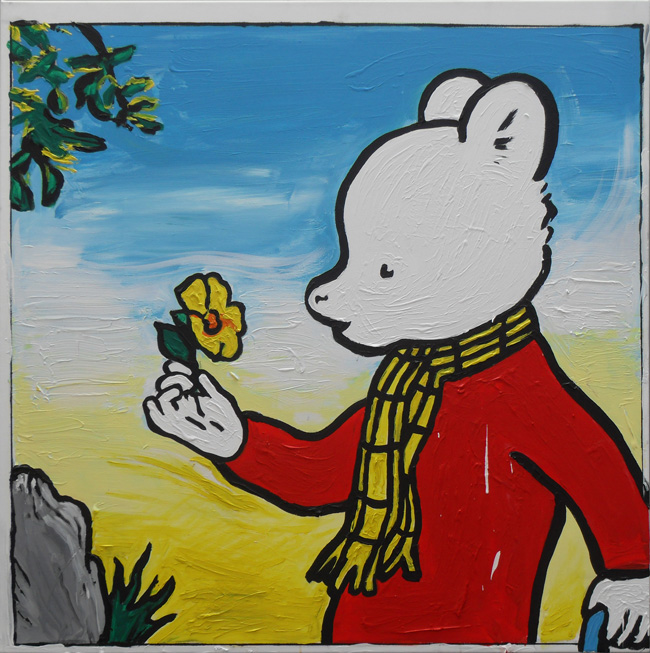 Mark Manning aka Z - Ecce Ursa: Rupert and the Flower