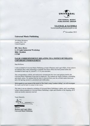 CTMF THATCHER'S CHILDREN Letter A Strange Turn of Events 