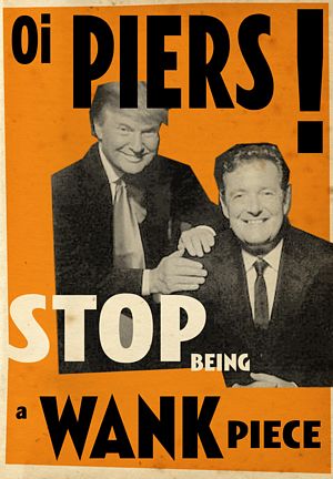 Billy Childish ART HATE: Piers Morgan Vs Trump!!