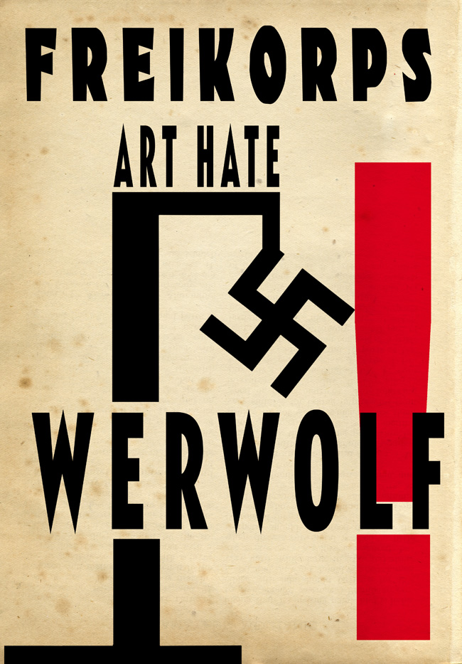 London Art Blockade Facsimile Hand Bill Edition - WERWOLF!