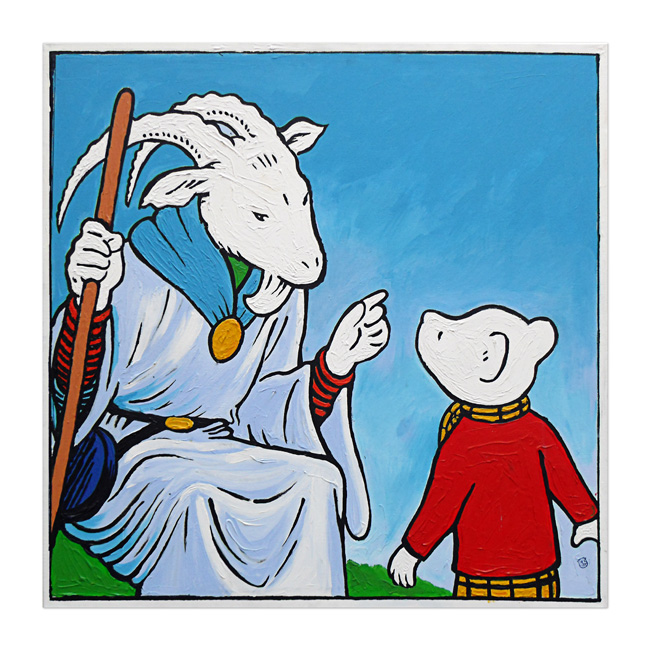 Mark Manning aka Z - Ecce Ursa: Rupert and the Goat