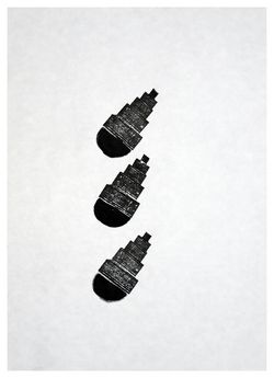 WALKYS IN BRUETTE woodblock print EDITION of 5