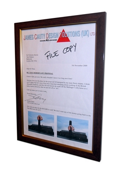 JCDS (UK) Ltd Letter to Tate Modern about The 'Art' Lift