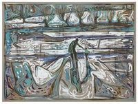 Fallada with Child on Frozen Lake