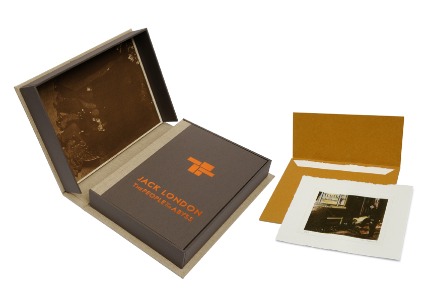 JACK LONDON People of the Abyss - Tangerine Press in association with L-13 - lettered handbound edition