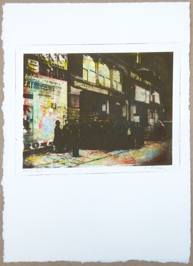 JACK LONDON / HARRY ADAMS Salvation Army Barracks Near the Surrey Theatre<</span>