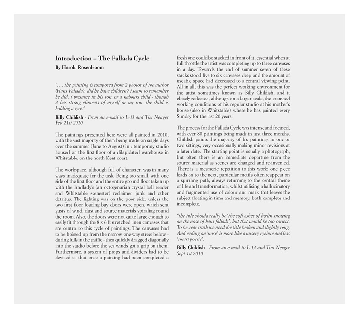 Fallada Cycle Introduction - Part 1