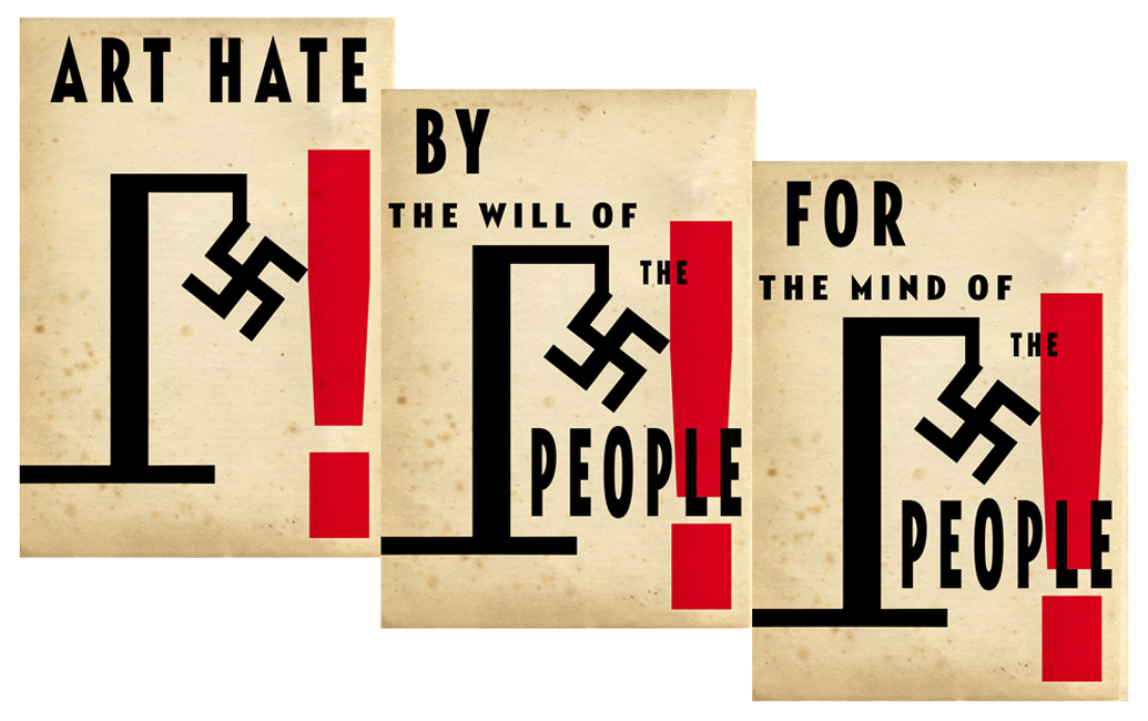 London Art Blockade Facsimile Hand Bill Edition - BY THE WILL FOR THE MIND Set of 3