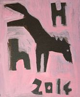 Heckel's Horse Testament (Russian) with Hand Painted Cover  9/13