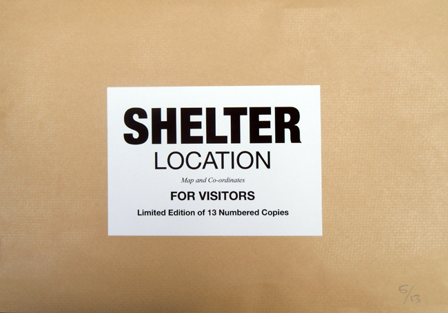 SHELTER - Ltd Edition Map Print