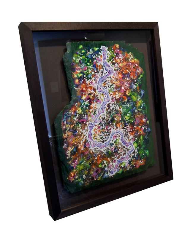 Snake River - framed painting