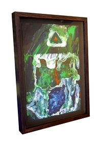 Through the Forest - framed painting