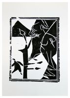 mikhail goncharov and his platoon commander (after Natalia Goncharova) by Edgeworth