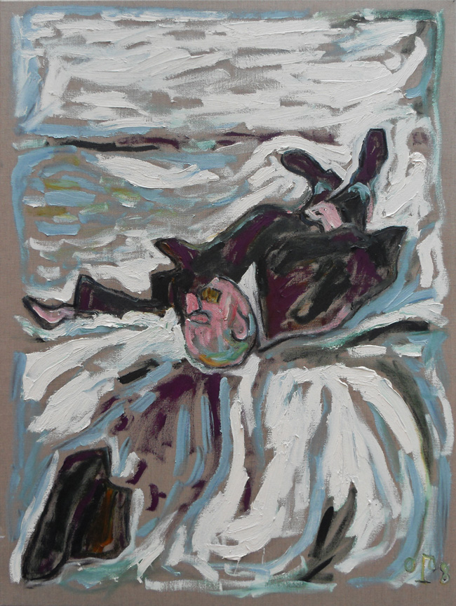 BILLY CHILDISH - Robert Walser Lying Dead in the Snow 1