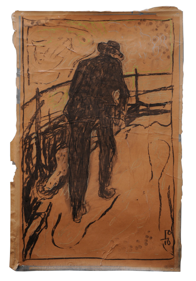 Robert Walser Walking up a Snowy Slope, 2010